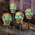 thumbnail image 1 of Member's Mark Color Changing Skull Stake Lights, Set of 4, 1 of 6