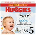 thumbnail image 2 of Huggies Snug & Dry Baby Diapers, Sizes 3-8, 2 of 11