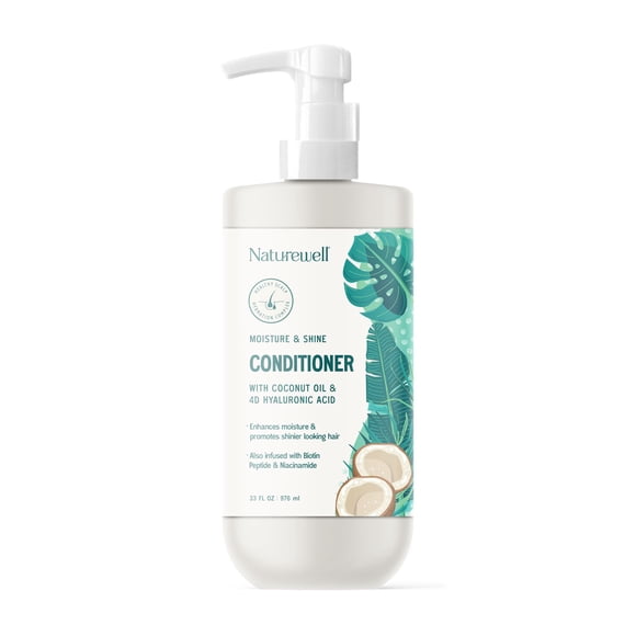NatureWell Coconut Moisture & Shine Conditioner, 33 fl oz
