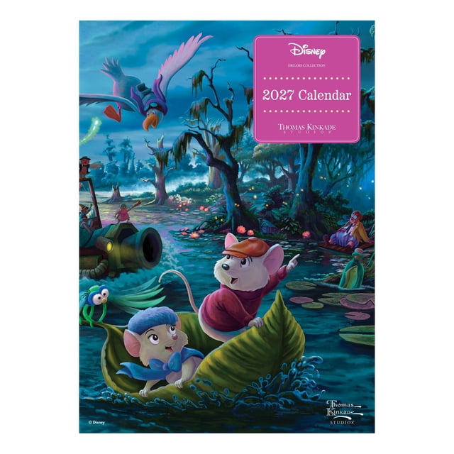 Disney Dreams by Thomas Kinkade Studios 2027 Monthly/Weekly Engagement Calendar
