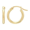 thumbnail image 4 of Hoop Earring Set in 14K Gold, 4 of 11