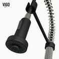 thumbnail image 8 of VIGO Edison Pull-Down Spray Kitchen Faucet (Stainless Steel/Matte Black), 8 of 13