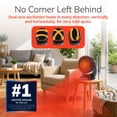 thumbnail image 2 of Lasko Whirlwind Heat Orbital Oscillation Ceramic Space Heater with Remote, 2 of 11