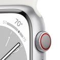 thumbnail image 3 of Apple Watch Series 8 GPS + Cellular 45mm Aluminum Case with Sport Band and Band Size, 3 of 10