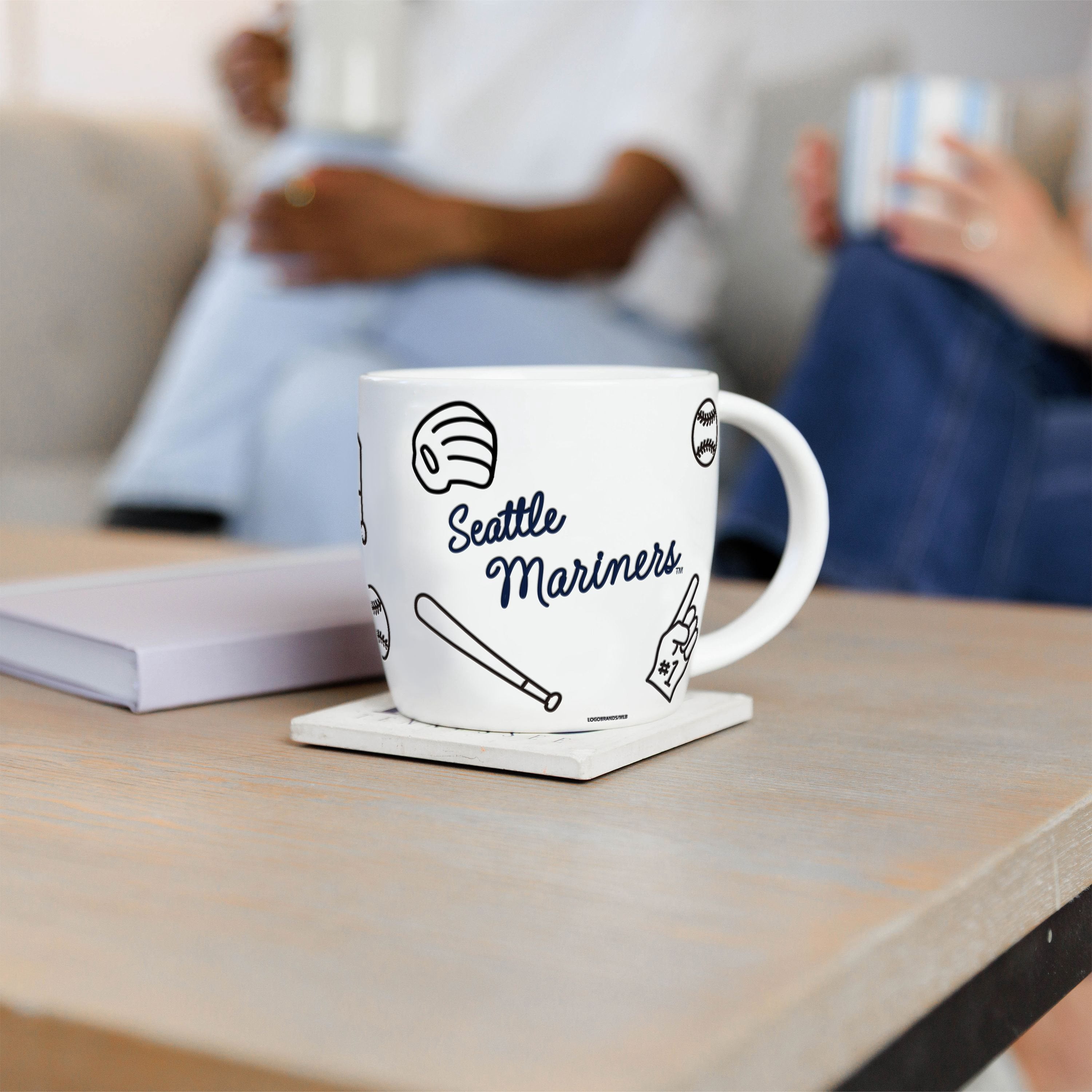 MARINERS & Yankees マグカップセット Logo Brands Seattle Mariners 18oz Playmaker Mug Bundle - Samsclub.com
