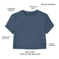thumbnail image 4 of Member's Mark Women's Buttery Soft Cropped T-Shirt, 4 of 6