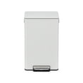 thumbnail image 1 of Simpli-Magic Infinity Edge 50 Liter / 13.2 Gallon Rectangular Step Trash Can, Hands-Free Soft-Close Lid, Premium Fingerprint-Resistant Finish for Kitchen and Recycling, Choose Color, 1 of 6
