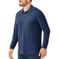 thumbnail image 3 of Member's Mark Men's Long Sleeve Stretch Pique Polo, 3 of 5