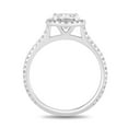 thumbnail image 3 of 1.35 C.T. T.W. Round Cut Halo Diamond Ring in 18K Gold, 3 of 7
