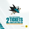 thumbnail image 1 of NHL San Jose Sharks, Two (2) Lower Level Goal End Tickets eVoucher, 1 of 1