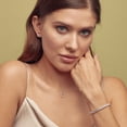 thumbnail image 4 of Diamond Stud Earrings in Sterling Silver, 4 of 5