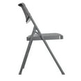 thumbnail image 5 of COSCO Ultra Comfort Commercial XL Premium Fabric Padded Folding Chair, Gray, 5 of 9