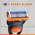 thumbnail image 4 of Gillette Fusion5 Men's Razor Handle + 9 Cartridges, 4 of 11