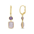 thumbnail image 3 of Multi-Gemstone Dangle Earrings in 14K Gold, 3 of 6