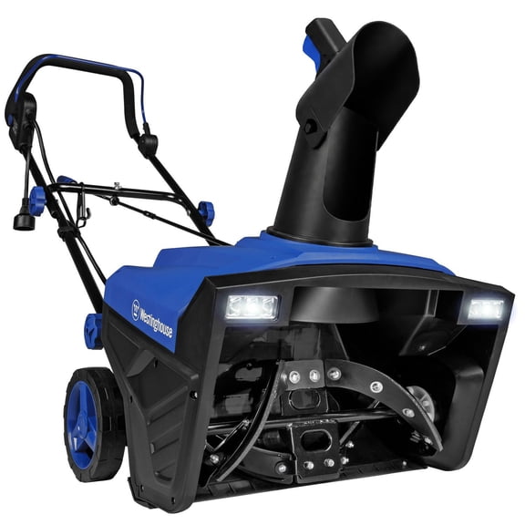 Westinghouse 20 Inch Wide Walk Behind Corded Electric Snow Blower + Dual LED Lights / Powerful 1800 Watt Motor