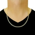 thumbnail image 4 of Curb Chain Necklace in Solid 14K Gold, 4 of 5