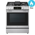 thumbnail image 1 of LG 6.3 cu. ft. Gas Single Oven Slide-in Range with New Handle and PrintProof® Stainless Steel,, 1 of 8
