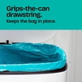 thumbnail image 4 of Glad® ForceFlex MaxStrength 13-Gallong Kitchen Drawstring Trash Bags, Bahama Bliss + Febreze, Teal, 120 ct., 4 of 9