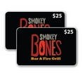 thumbnail image 1 of Smokey Bones Bar & Fire Grill $50 Gift Card Multi-Pack, 2 x $25, 1 of 5