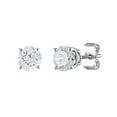thumbnail image 1 of 0.96 CT. T.W. Round Diamond Stud Earrings in 14K Gold, 1 of 8