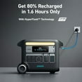 thumbnail image 3 of Anker SOLIX F2600 Portable Power Station - 2560W/2400W with 3 200W Solar Panel, 3 of 17