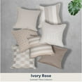 thumbnail image 1 of Peak Season Sunbrella 20" x 20" Toss Pillow, Ivory Rose Collection, 1 of 4