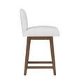 thumbnail image 13 of HH2 Home Upholstered Key Back Wood Adjustable Height Swivel Bar Stool, 13 of 19