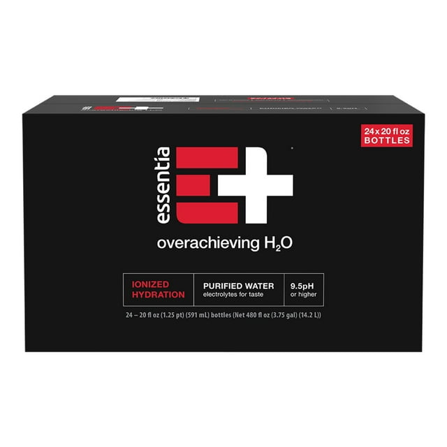 Essentia Bottle Water, Ionized Alkaline Water 20 fl. oz., 24 pk.