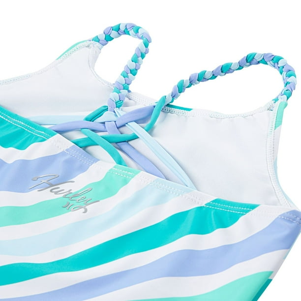 Hurley Girls Braided Strap One-Piece Swimsuit - Samsclub.com