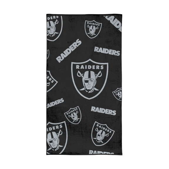 Logo Brands Las Vegas Raiders 38"x72" Beach Towel
