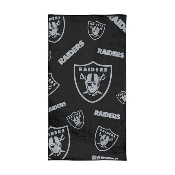 Logo Brands Las Vegas Raiders 38"x72" Beach Towel
