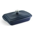 thumbnail image 2 of Tramontina 13.6" x 9.6" Ceramic Covered Bakeware with Stainless Steel Knob (Choose Color), 2 of 7