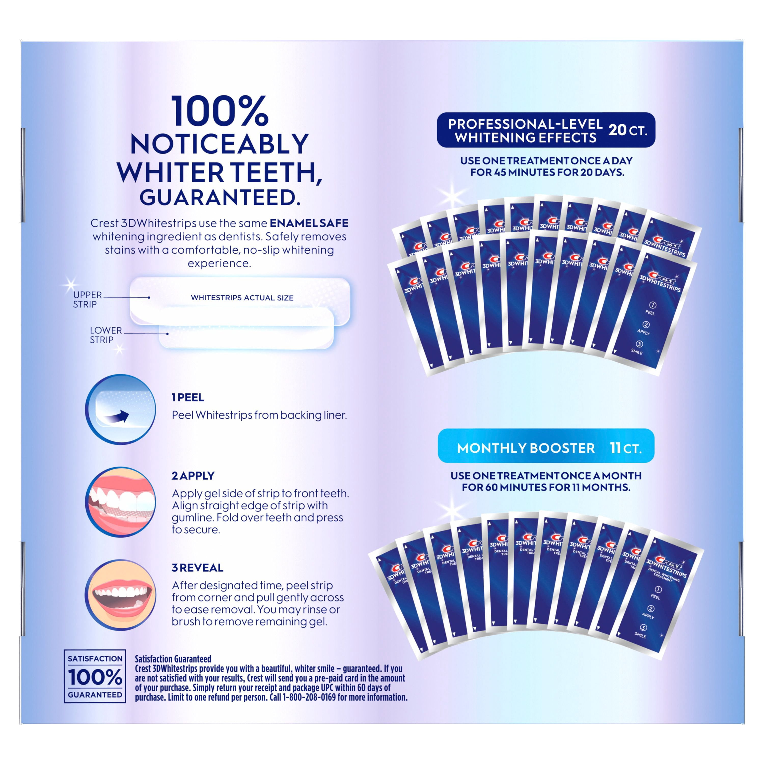 Crest 3D Whitestrips Professional Effects & Supreme Bright 