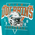 thumbnail image 4 of Miami Dolphins Adult Crewneck T-Shirt, 4 of 5