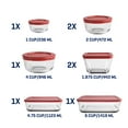 thumbnail image 2 of Anchor Hocking SnugFit 16-Piece Glass Food Storage Containers with Lids, 2 of 5