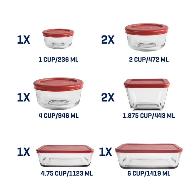 Anchor Hocking SnugFit 16-Piece Glass Food Storage Containers with Lids -  Samsclub.com
