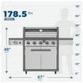 thumbnail image 12 of Member’s Mark Pro Series 5-Burner Gas Grill with Thermostatic Control, 12 of 14
