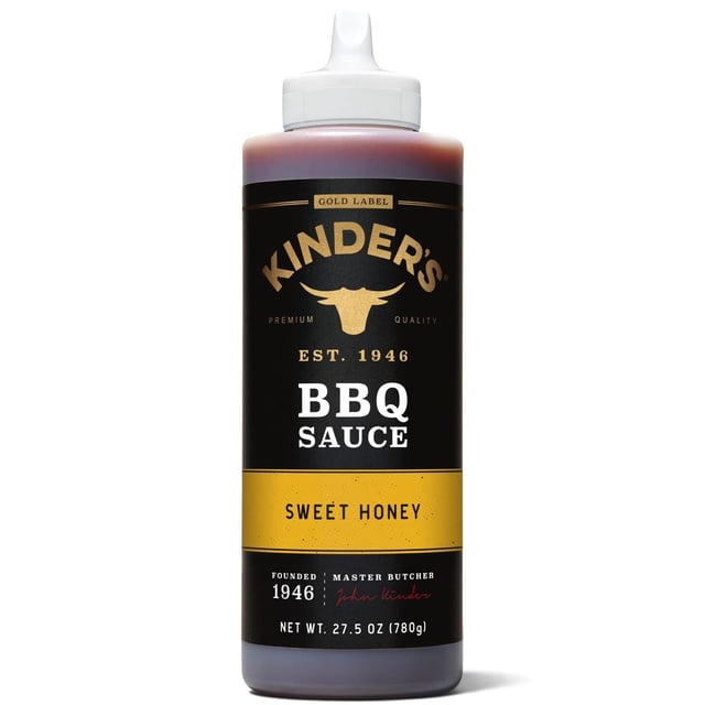 Kinder's Gold Label Sweet Honey BBQ Sauce, 27.5 oz.