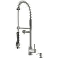 thumbnail image 4 of VIGO Zurich Pull-Down Spray Kitchen Faucet With Soap Dispenser (Stainless Steel), 4 of 12