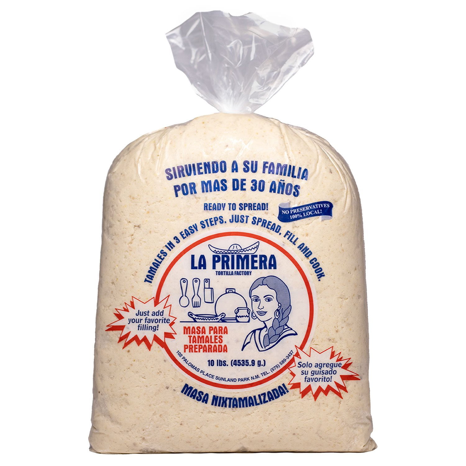 La Primera Prepared Masa For Tamales, 10lbs - Samsclub.com