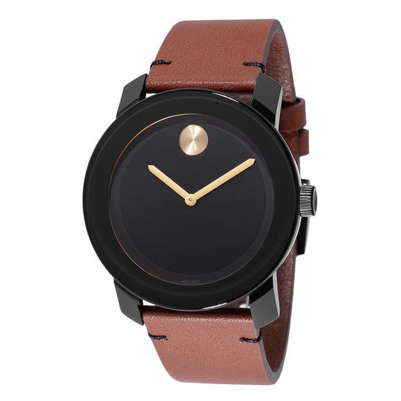Movado Men's Bold Black Museum Dial Watch