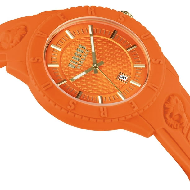 VERSACE アナログ時計 レッド レッド（赤）系 VERSACE(ヴェルサーチェ) 腕時計(レディース) - 海外