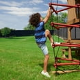 thumbnail image 7 of KidKraft Summerside Wooden Outdoor Swing Set with Steeple Climber, 7 of 15