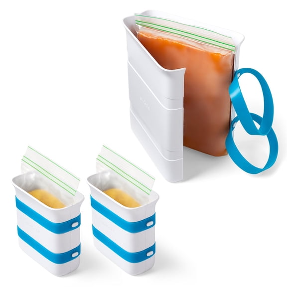 FreezeUp Freezer Food Block Maker, 3-Piece Set