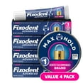 thumbnail image 1 of Fixodent Advanced Denture Adhesive, Max Hold, 2.2 oz., 4 pk., 1 of 8