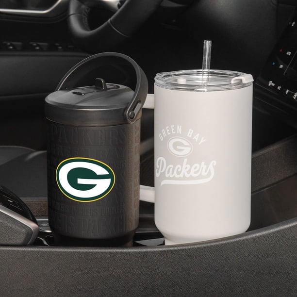 Logo Brands Green Bay Packers Stainless Steel Tumbler Set