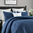 thumbnail image 3 of Swift Home Oversized Crinkle Enzyme Wash Quilted Coverlet, Assorted Sizes, 3 of 6