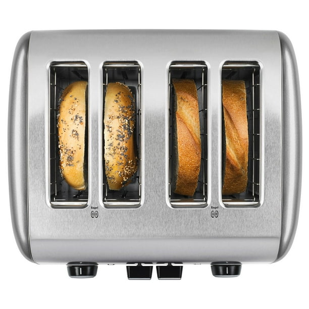 KitchenAid ステンレススチール トースター Amazon.com: KitchenAid 2-Slice Toaster with Manual Lift Lever