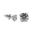 thumbnail image 1 of Swarovski Round Cut White Crystal Stilla Stud Earrings, 1 of 4