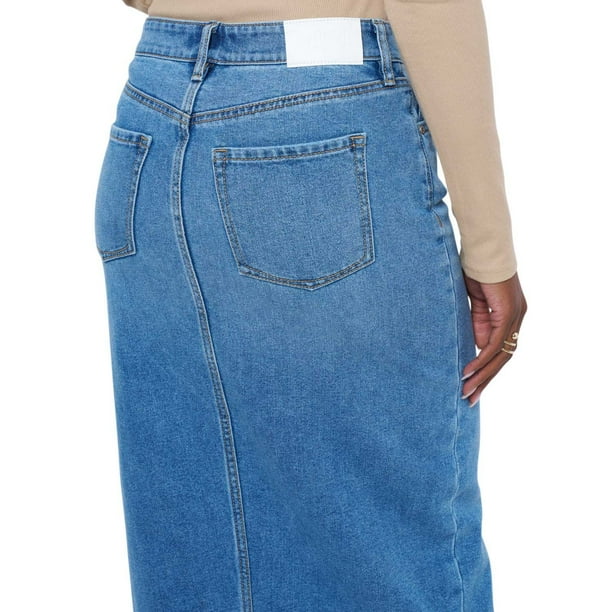 5-pocket jeansrok voor dames in Blauw 5-pocket jeansrok voor dames in Blauw